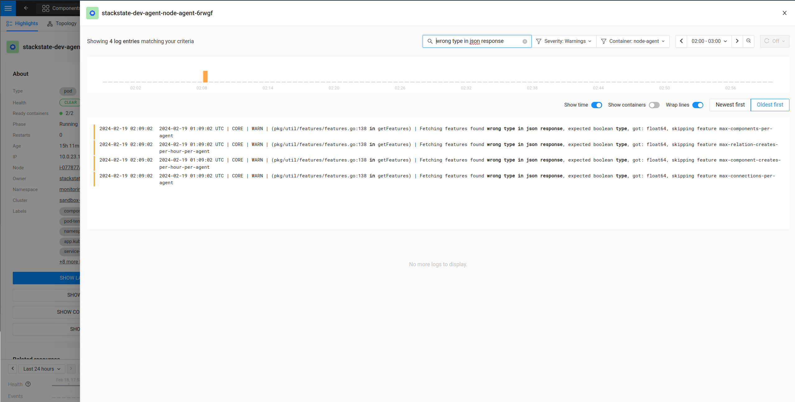 Kubernetes 日志视图与过滤器